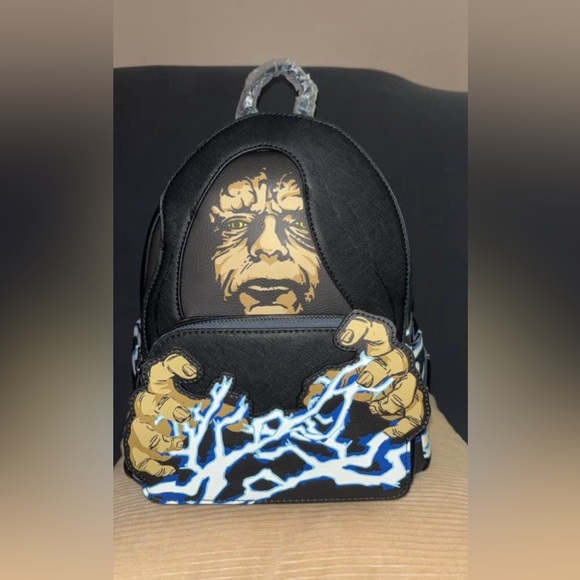 LOUNGEFLY!! Emperor Palpatine Force Lightning Mini Backpack